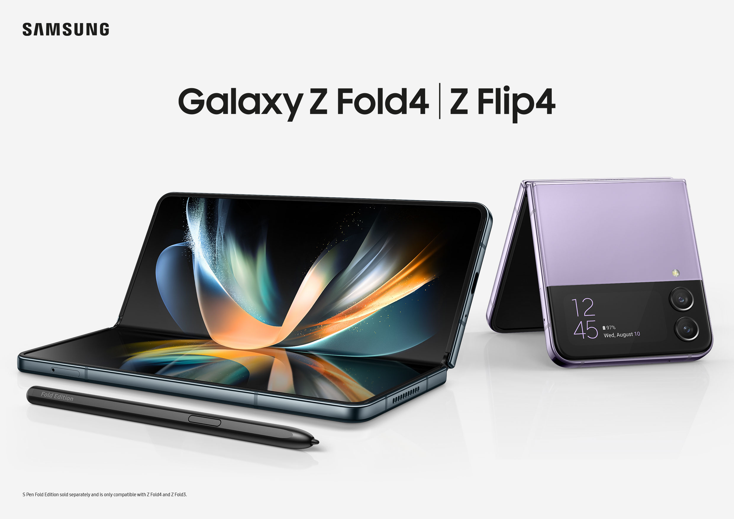 Galaxy Z Fold 4｜Flip 4｜SIMフリー Meet the flexible, foldable Samsung Galaxy Z Fold4 and Z Flip4